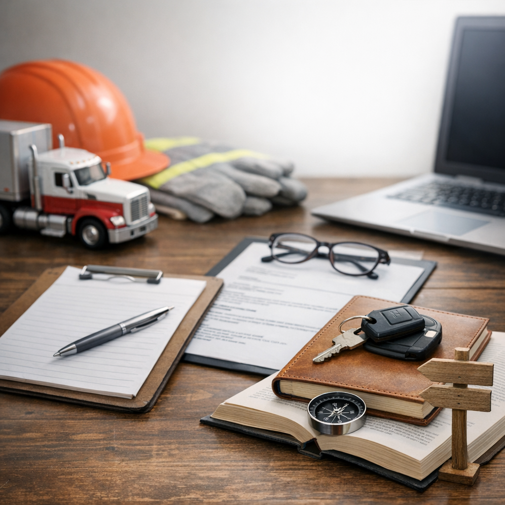 career change truck illustration for Career changes after truck accident injuries