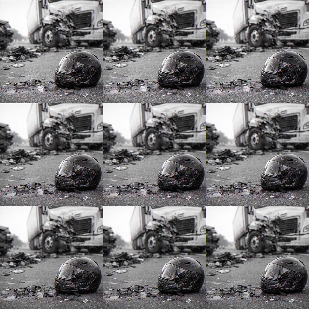 facial injury truck illustration for Facial Injuries Caused by Truck Crashes