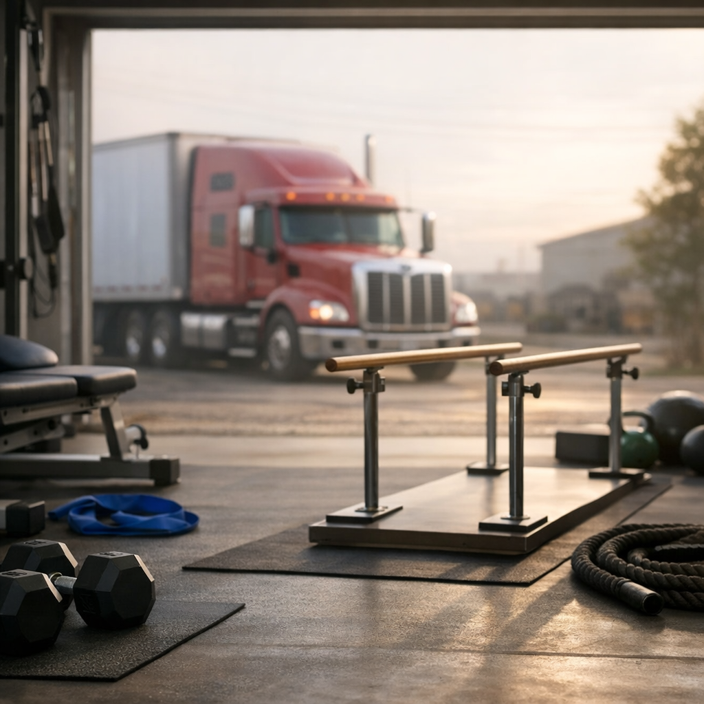 rebuilding strength truck illustration for Rebuilding strength after serious truck injuries