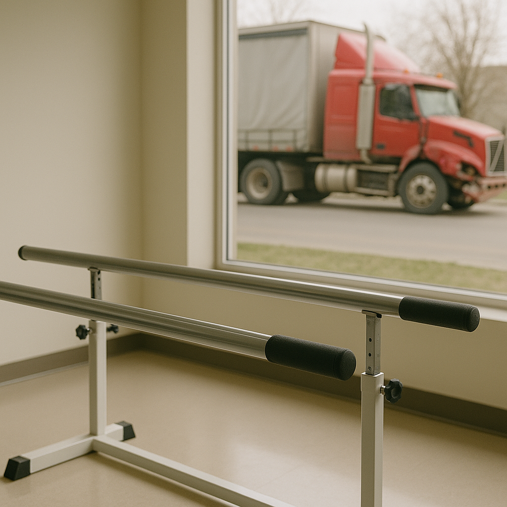 recovery plateau truck illustration for Recovery plateaus after truck injuries