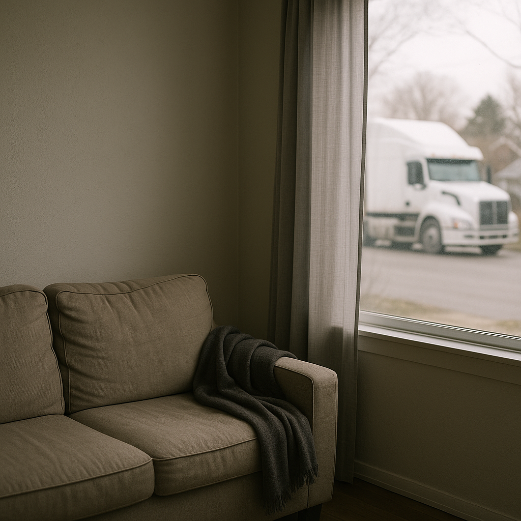 social isolation truck illustration for Social isolation after truck injuries