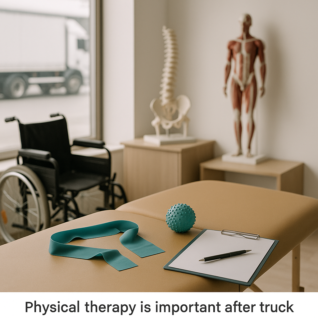 physical therapy importance illustration for Why physical therapy is important after truck injuries