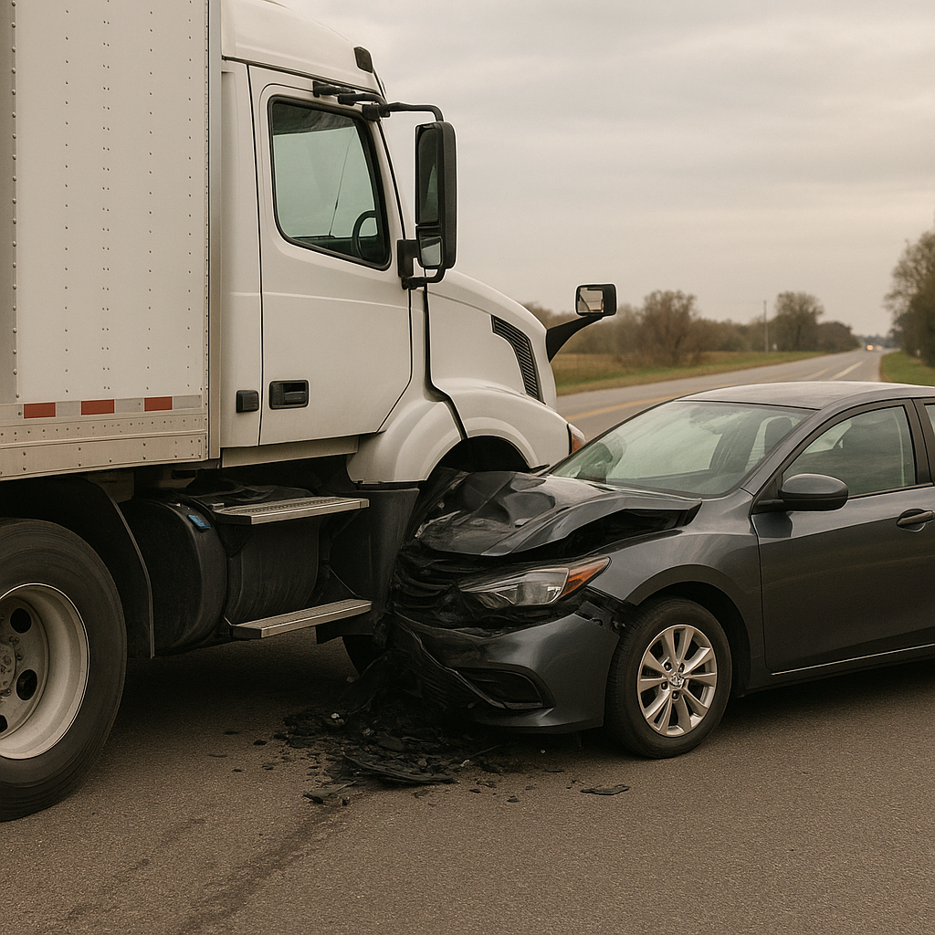 Illustration of ## What is causation in truck accident liability cases - **Causation truck accident liability:** The legal li