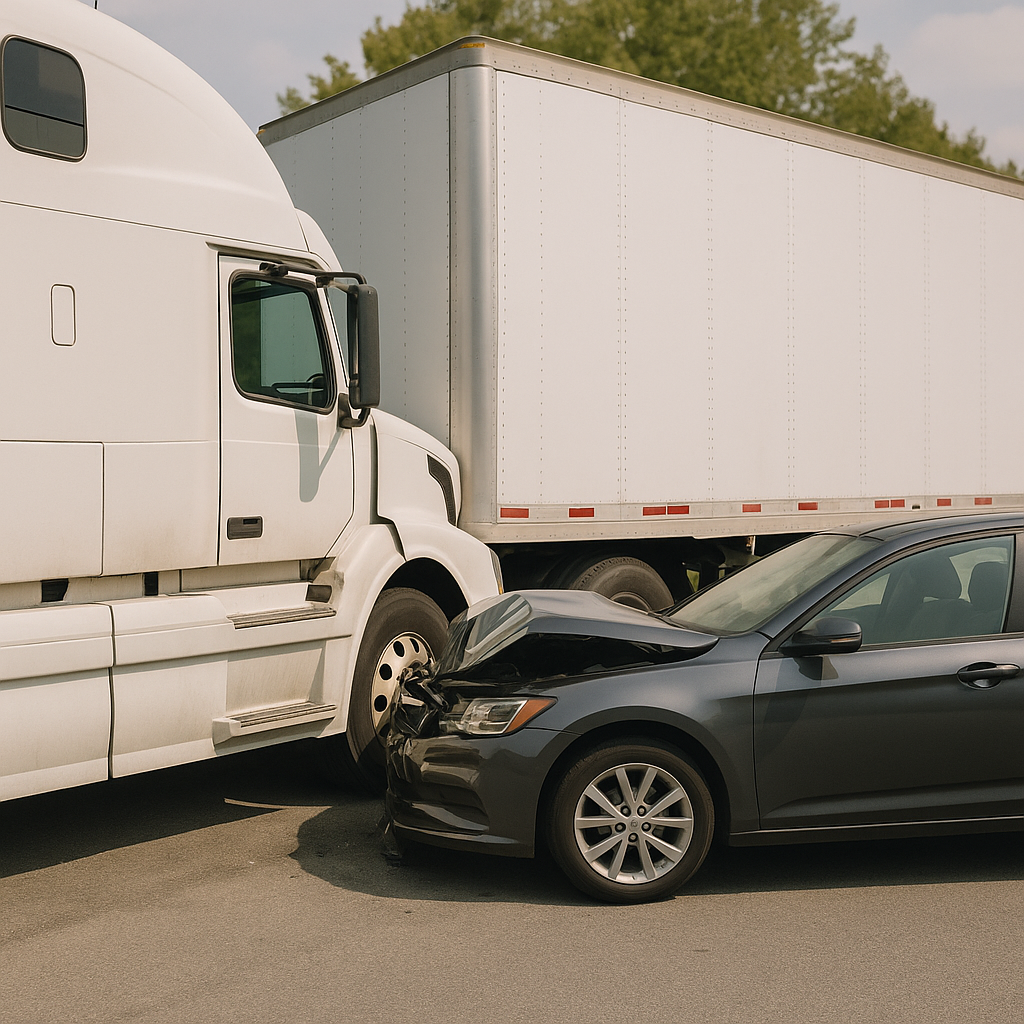 Illustration of # What is comparative vs contributory negligence in truck accidents **Comparative vs contributory truck accid