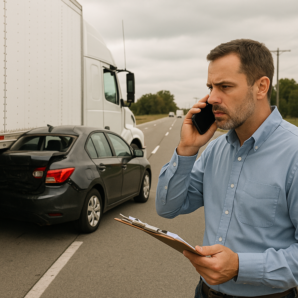 Illustration of ## What is negligent dispatch in trucking accidents - Negligent Dispatch in Trucking Accidents: When Scheduli