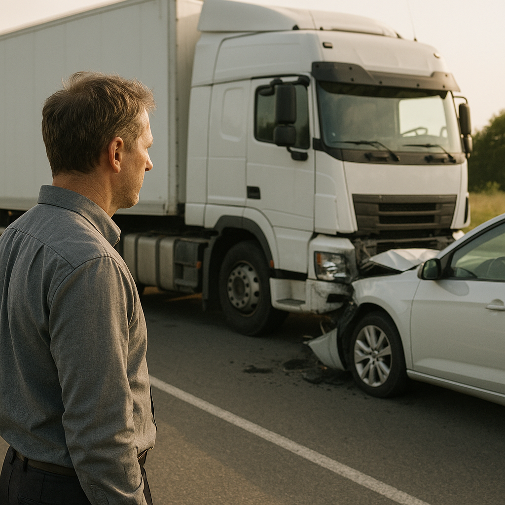 Illustration of # What is negligent supervision in trucking accidents ## Negligent Supervision Trucking Accident: What It Mea