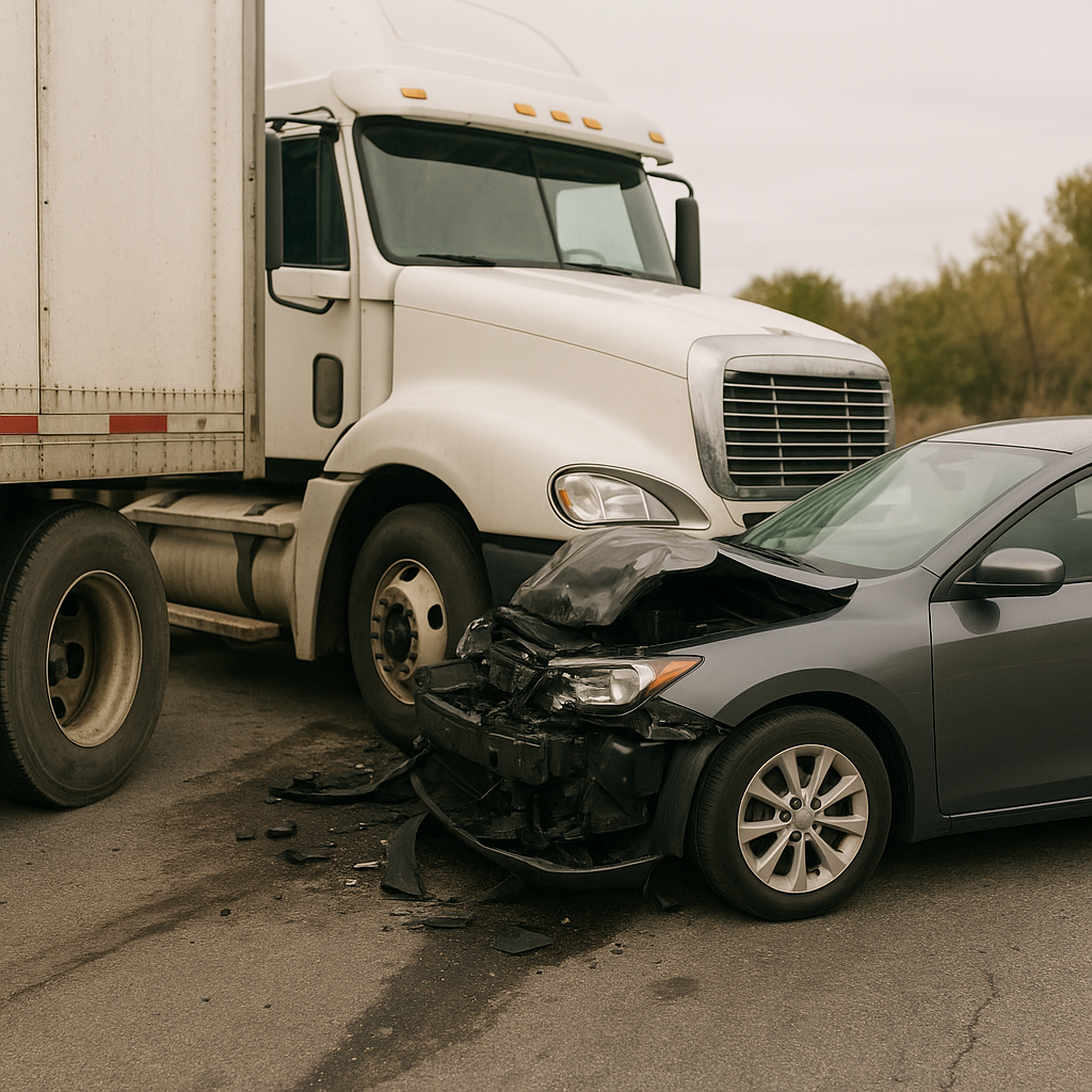 Illustration of ## What is proximate cause in truck accident cases **Proximate cause** in truck accident cases is the legal l