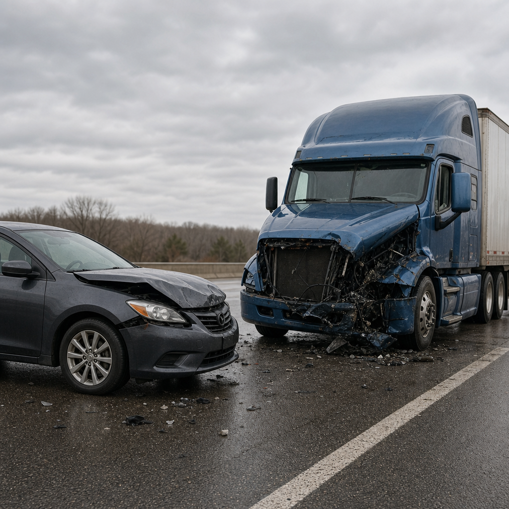 minor vs severe truck accident outcomes illustration for Differences between minor and severe accident outcomes