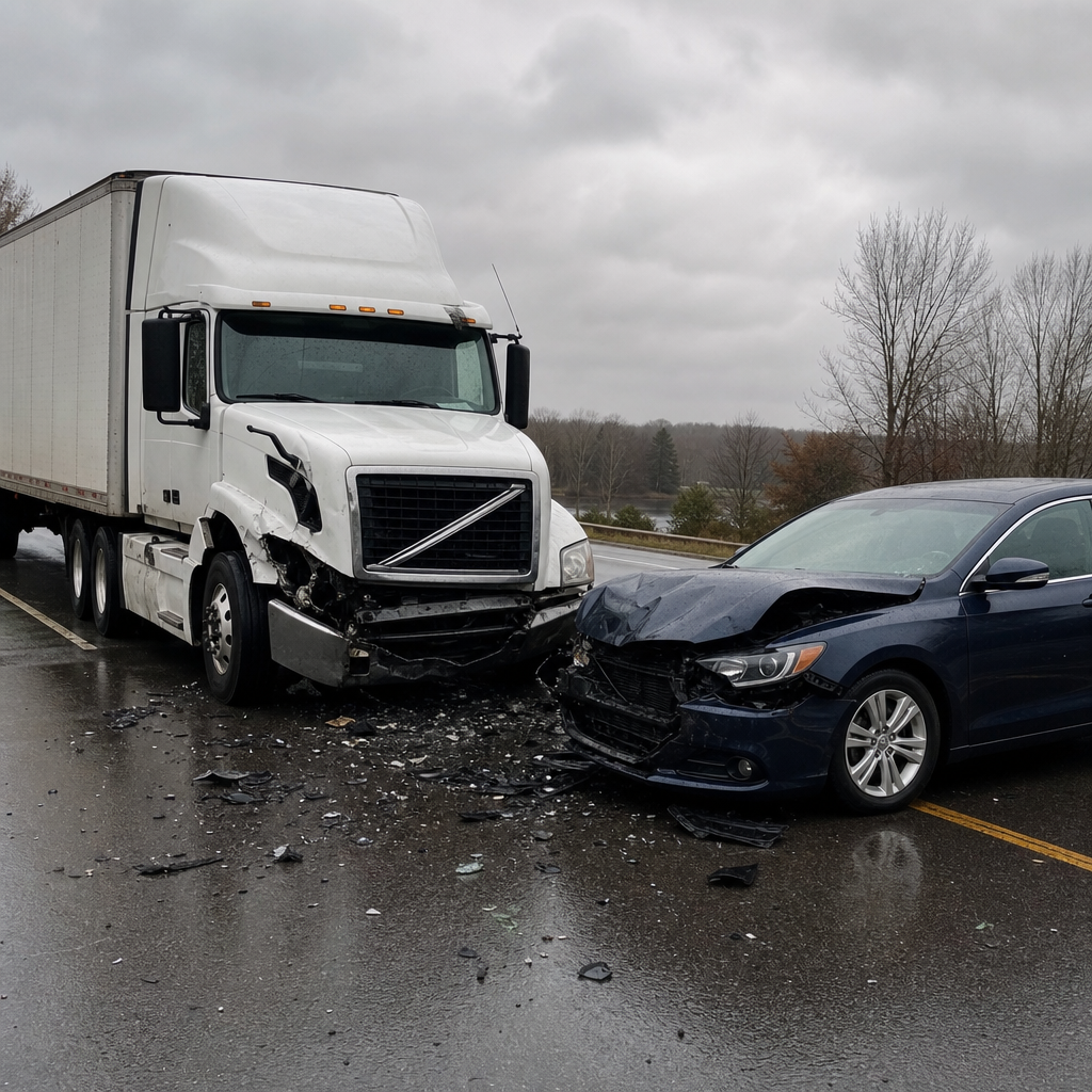 individuals report severe truck crashes illustration for What individuals report after severe crashes