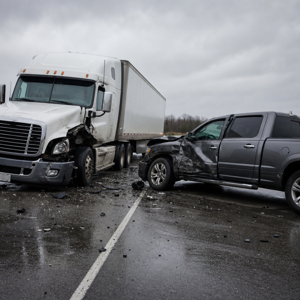 major truck collision events experience illustration for What people notice after major collision events