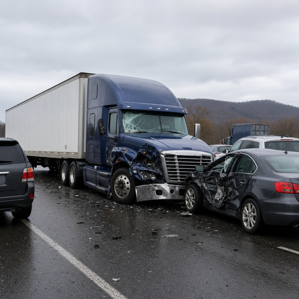 major truck accidents more complications illustration for Why major accidents involve more complications